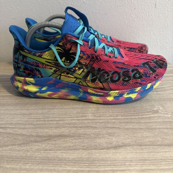 ASICS Noosa Tri 14 Tropical Women’s Size 11 ‘Pink Glow' Multicolor Running - Picture 1 of 11